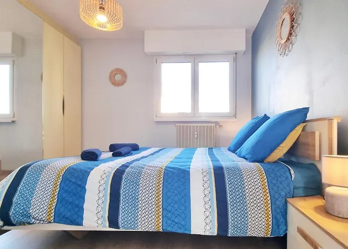 아파트 Au Rythme De La Cavalerie Centre & Terrasse 콜마